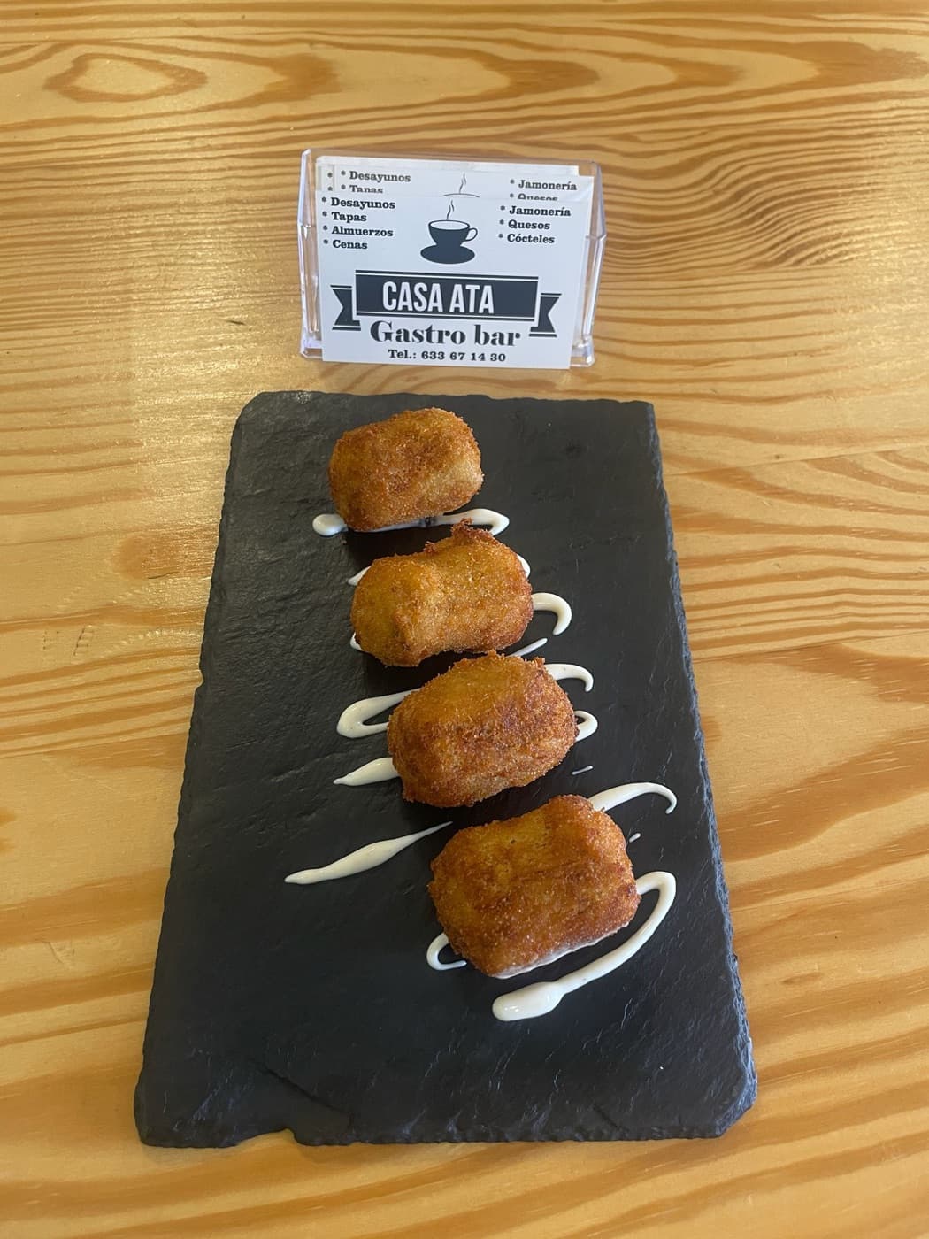 Croquetas caseras de Casa Ata, Torrox Costa