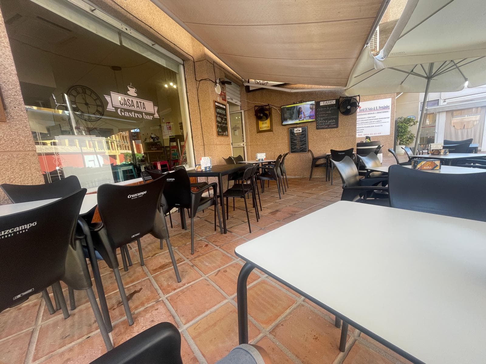 Terraza exterior de día